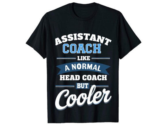 Assistant Coach Like a T-Shirt Design: A Graphic Asset Review