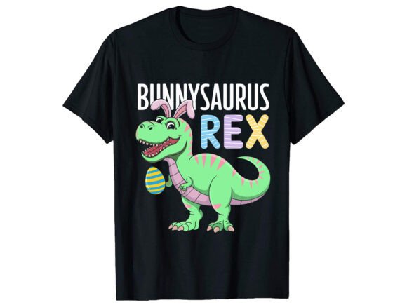 Bunny Saurus Easter T-Shirt Design: Graphics for T-Shirt Designs