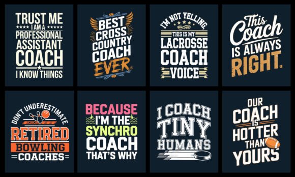 Coach T-Shirt Design Bundle Review: Graphics for Modern Brands
