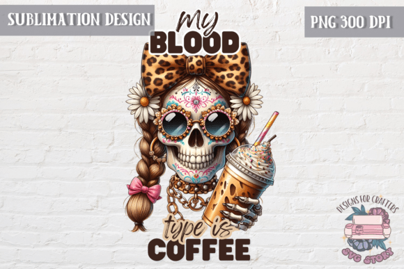 Coffee Funny Quote Sublimation PNG for Graphics and Illustrations