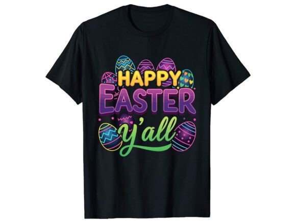 Happy Easter T-Shirt Design Graphics for Crafters