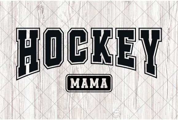 Hockey Mama Varsity Svg for T-Shirt Designs