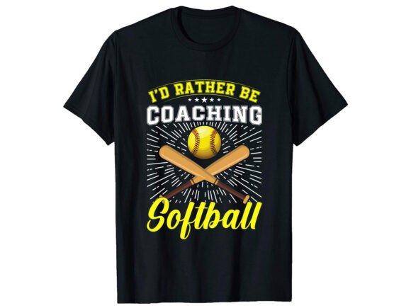 I d Rather Be Coaching T-Shirt Design Graphics for Bloggers