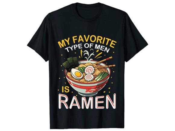 My Favorite Type Ramen T-Shirt Design: A Graphic Review