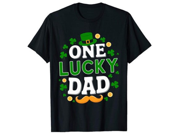 One Lucky Dad T-Shirt Design: A Practical Graphics Review