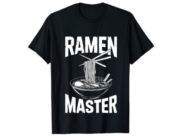 Ramen Master T-Shirt Design Graphics for Bold Branding