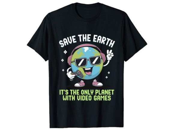 Save the Earth T-Shirt Design: Graphics for Modern Branding
